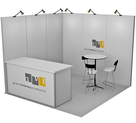 10x10 trade show booth display